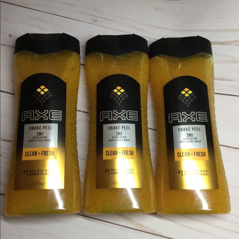 AXE, Shower Gel, Snake Peel - 16 Ounce, 3 Pack